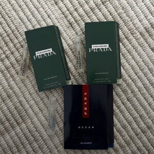 3 PRADA Paradigme & Ocean Vials 1.2 ml